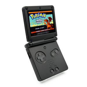 Stealth Black Edition Game Boy Advance SP with IPS V5 display