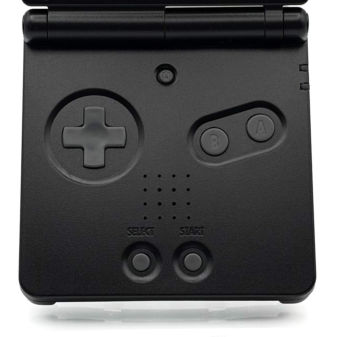 Matte black Game Boy Advance SP console with IPS V5 display