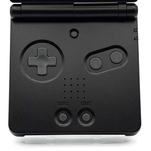 Matte black Game Boy Advance SP console with IPS V5 display