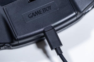 Game Boy Advance triple black edition with IPS V5 backlit screen