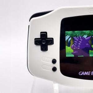 Gameboy Advance Arctic White Edition handheld console with IPS V5 screen