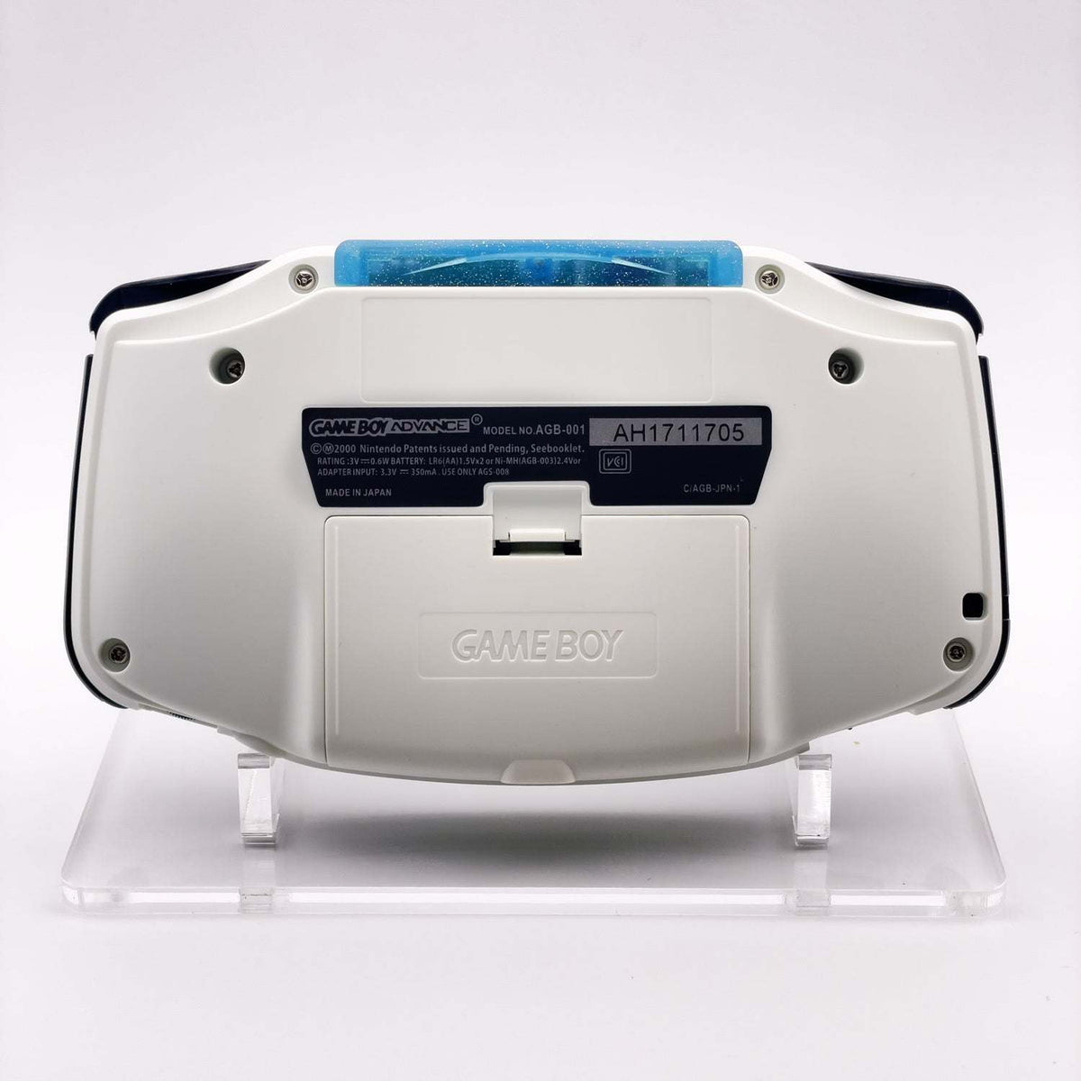 Gameboy Advance Arctic White Edition with IPS V5 screen
