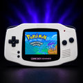Gameboy Advance Arctic White Edition with IPS V5 backlit screen