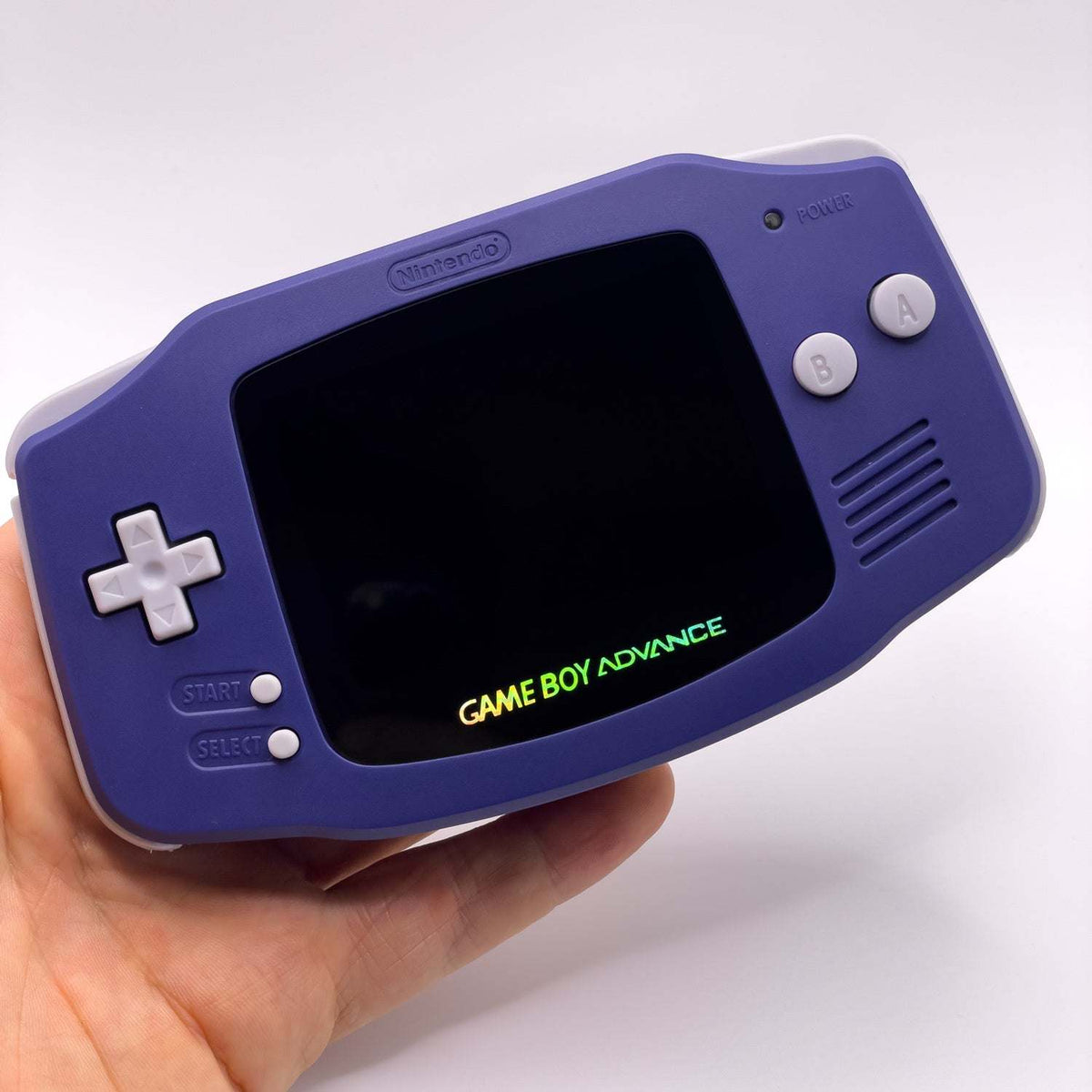 Gameboy Advance Classic Indigo Edition with IPS V5 screen