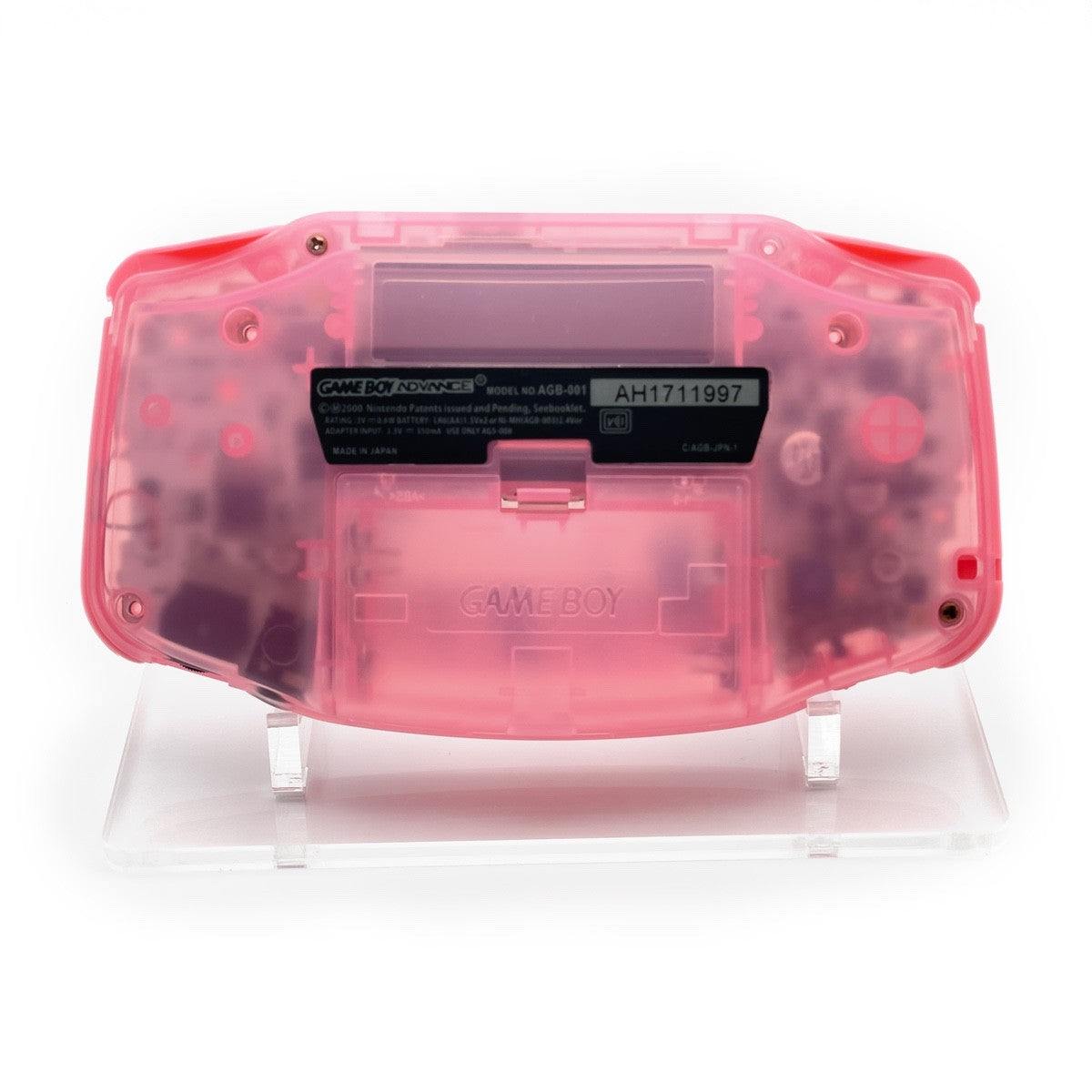 Refurbished hot pink Game Boy Advance with IPS V5 screen