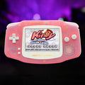 Refurbished hot pink Game Boy Advance AGB-001 with IPS V5 screen