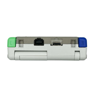 Gameboy Advance SP Super Famicom Edition with coloured buttons and IPS V5 display