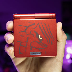 Game Boy Advance SP – Groudon Edition - Retro Fit