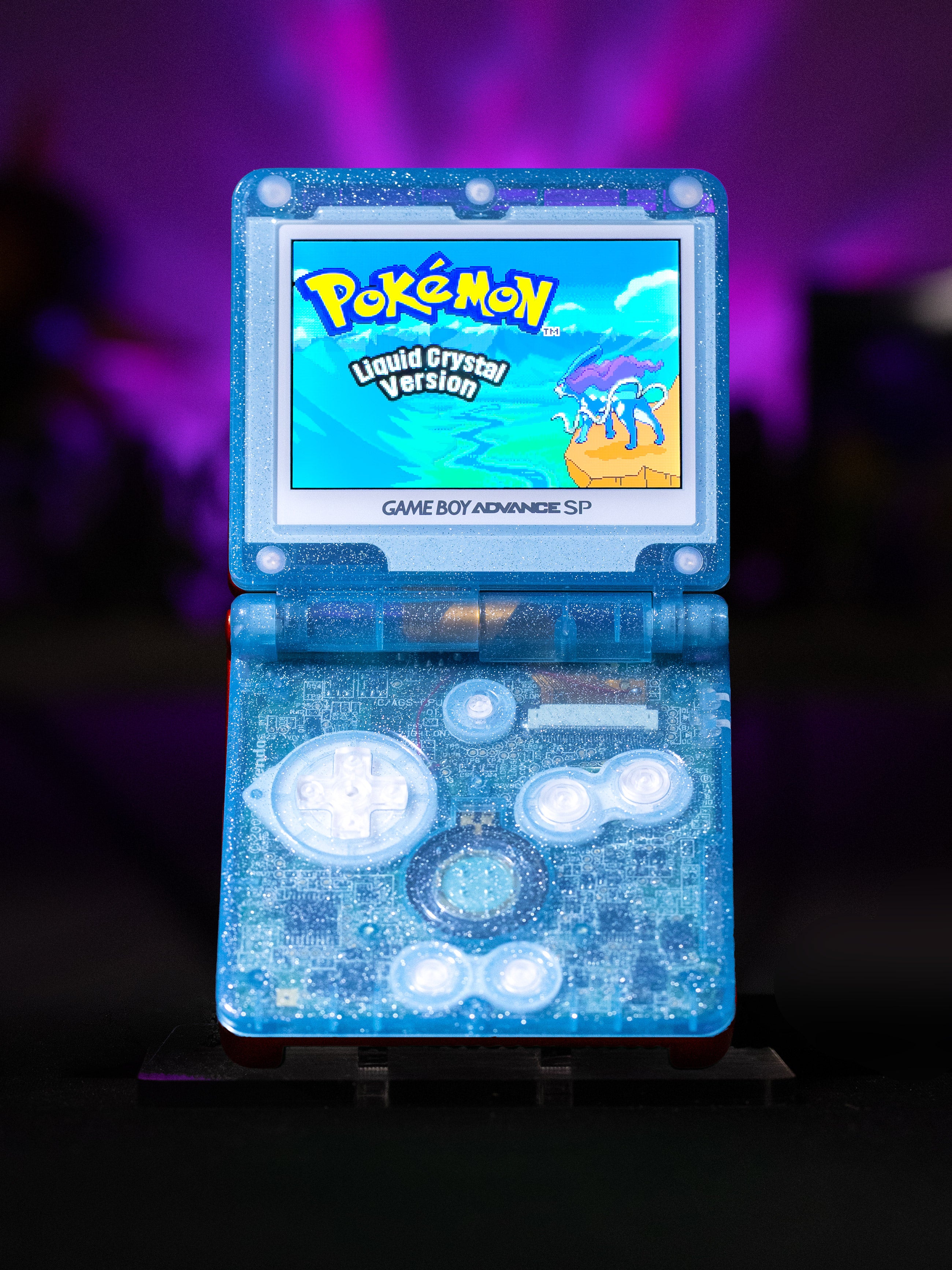 Game Boy Advance SP - Liquid Crystal Edition - Retro Fit