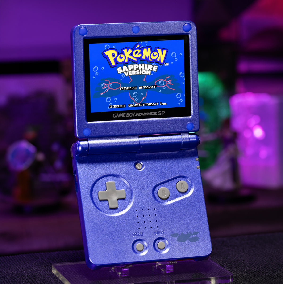 Game Boy Advance SP – Kyogre Edition - Retro Fit