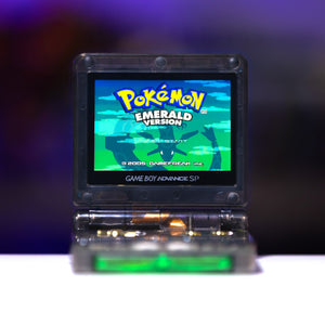 Game Boy Advance SP Dark Rayquaza Edition with IPS V5 display