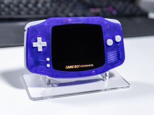 Refurbished Game Boy Advance Atomic Purple with backlit IPS V5 screen