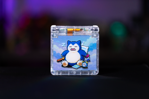 Game Boy Advance SP - Premium Custom Snorelax Edition - Retro Fit