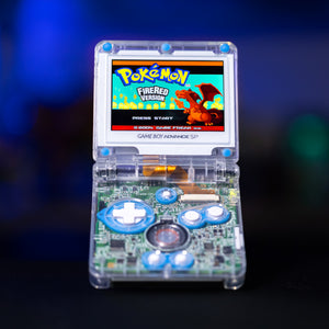 Game Boy Advance SP - Premium Custom Snorelax Edition - Retro Fit