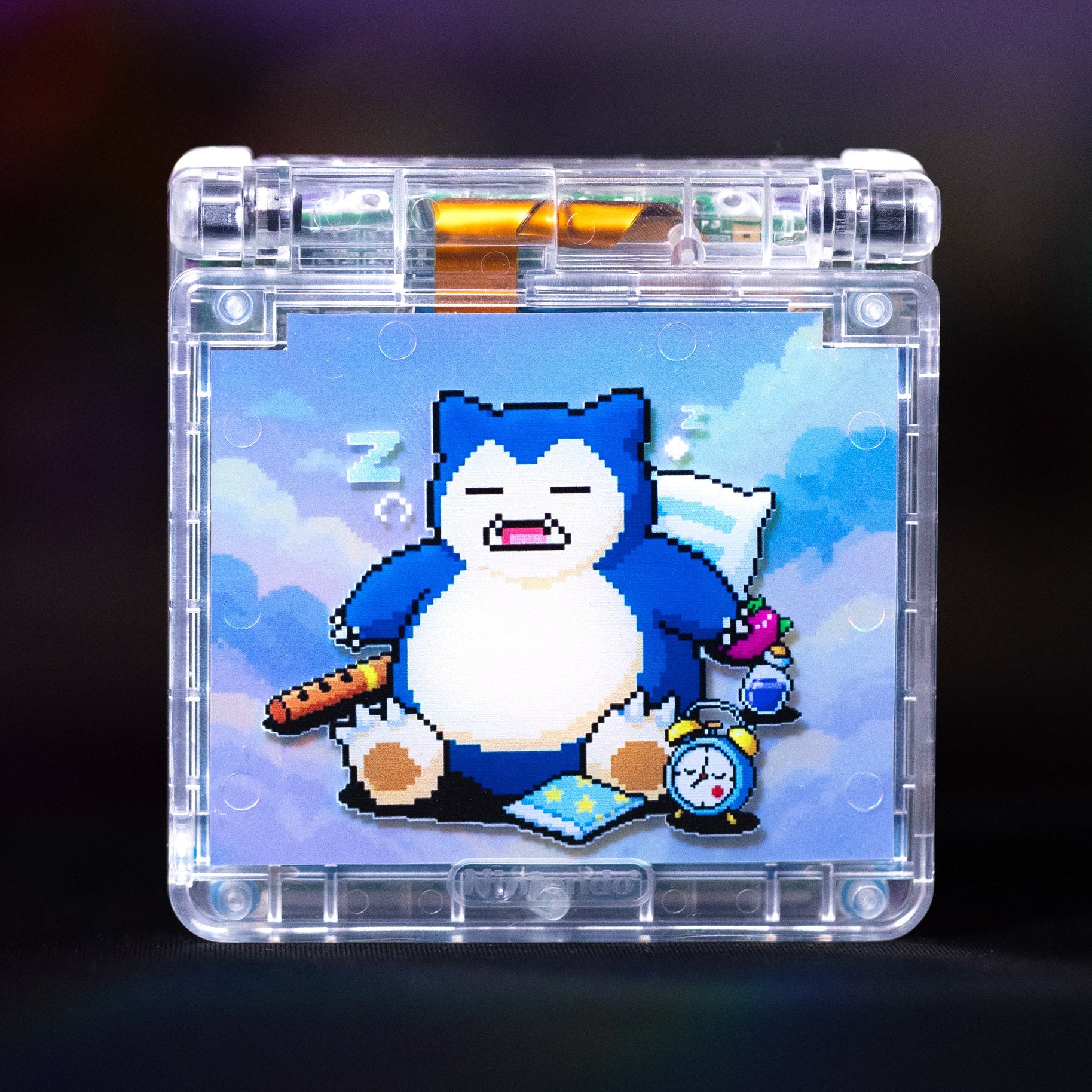 Game Boy Advance SP - Premium Custom Snorelax Edition